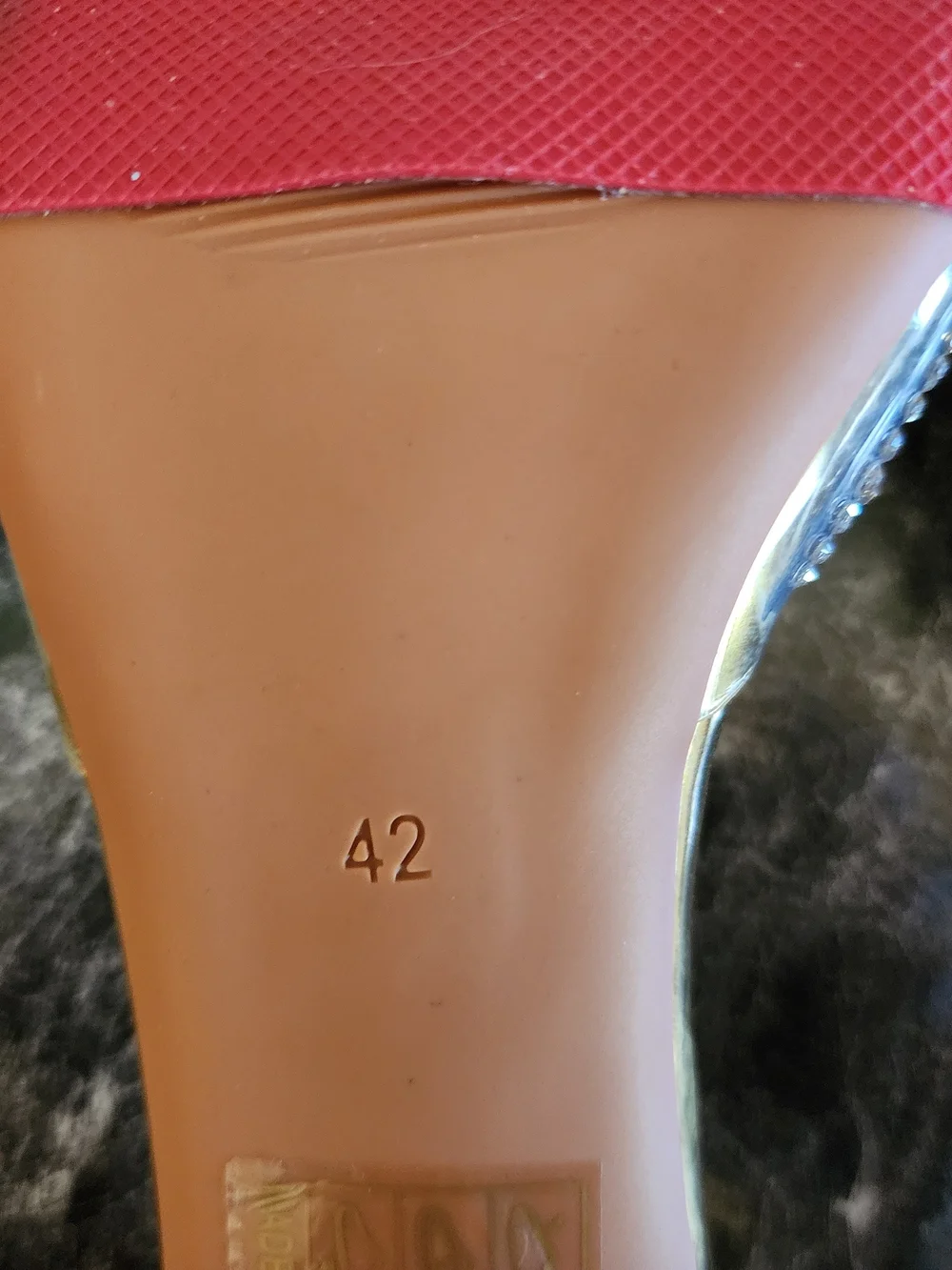 Gold Pointed Toe High Heel Mules - Women